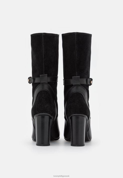 kõrgendatud saapad RJV628477 must Tommy Hilfiger