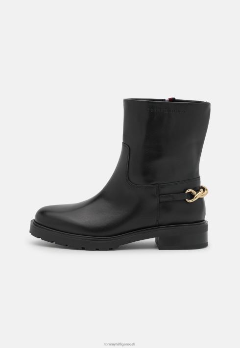 keerake klassikalised poolsaapad RJV624594 must Tommy Hilfiger