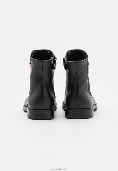 klassikalised poolsaapad RJV626199 must Tommy Hilfiger