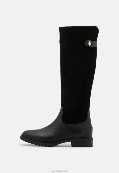 mündi saapad RJV623999 must Tommy Hilfiger