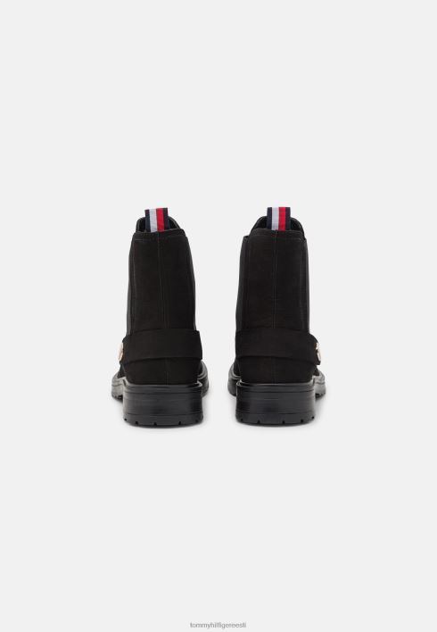 mündiga lamedad klassikalised poolsaapad RJV624011 must Tommy Hilfiger