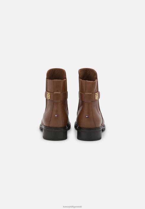 mündiga lamedad klassikalised poolsaapad RJV628469 talvine konjak Tommy Hilfiger