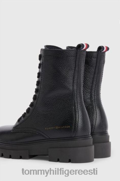 monokromaatilised nöörsaapad RJV623488 must Tommy Hilfiger