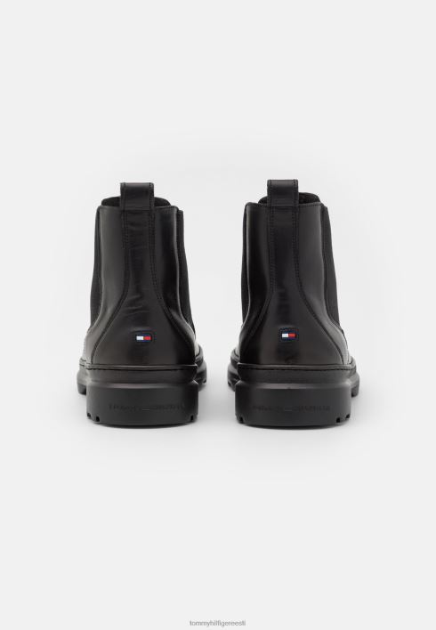 mugavad chelsea klassikalised poolsaapad RJV623978 must Tommy Hilfiger