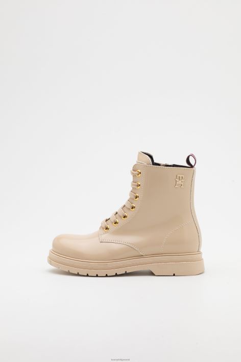 nööriga poolsaapad RJV624390 beež Tommy Hilfiger