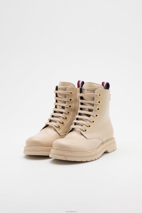 nööriga poolsaapad RJV624390 beež Tommy Hilfiger