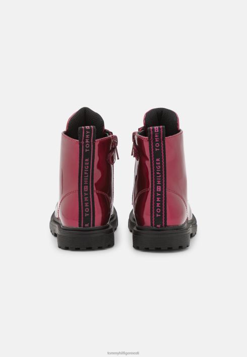 nööriga poolsaapad RJV626274 bordeaux Tommy Hilfiger