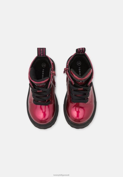 nööriga poolsaapad RJV626274 bordeaux Tommy Hilfiger