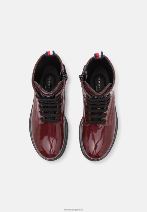 nööriga poolsaapad RJV626408 bordeaux Tommy Hilfiger