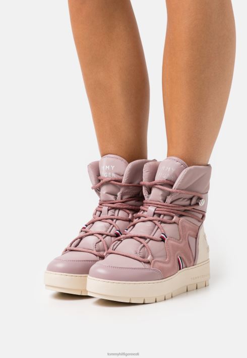 nööriga poolsaapad RJV628597 kõrbelilla Tommy Hilfiger