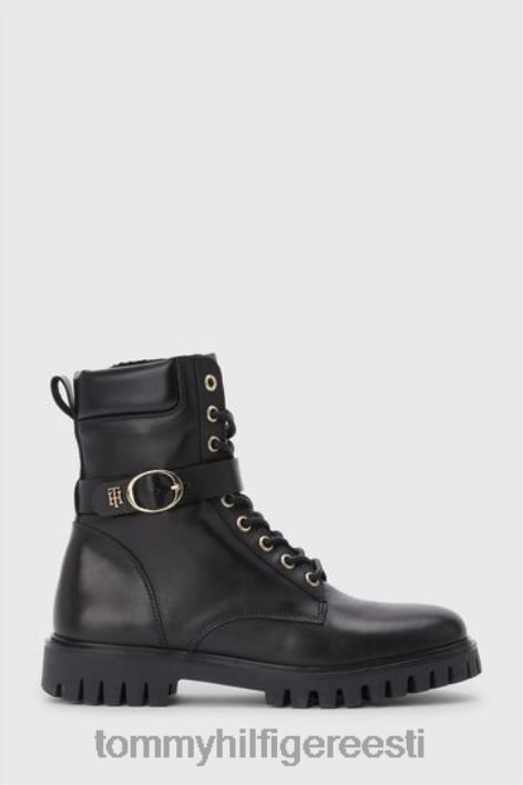 pandlaga nöörsaapad RJV623479 must Tommy Hilfiger