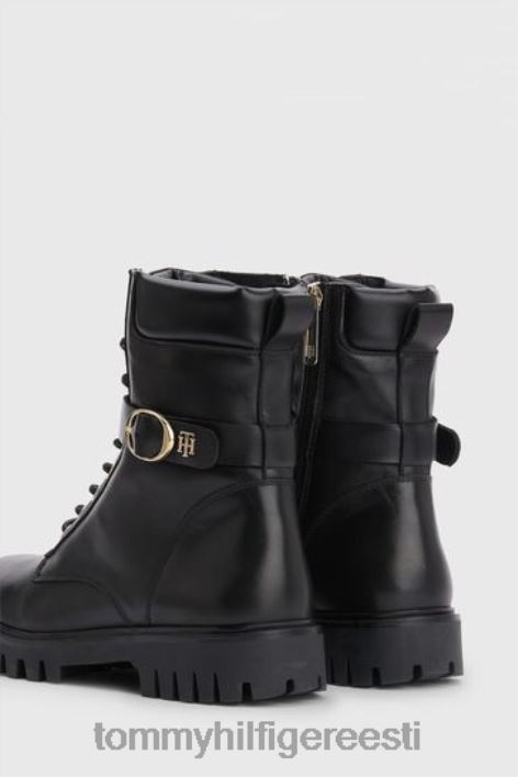 pandlaga nöörsaapad RJV623479 must Tommy Hilfiger