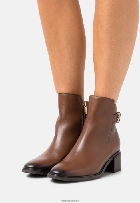 riistvara keskmise kontsaga saapad klassikalised poolsaapad RJV628758 talvine konjak Tommy Hilfiger