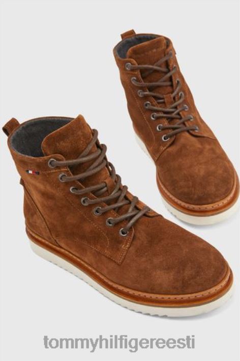 seemisnahast saapad RJV623322 pruun Tommy Hilfiger