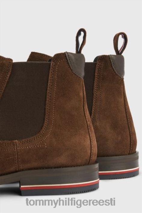 signatuur seemisnahast saapad RJV623592 pruun Tommy Hilfiger