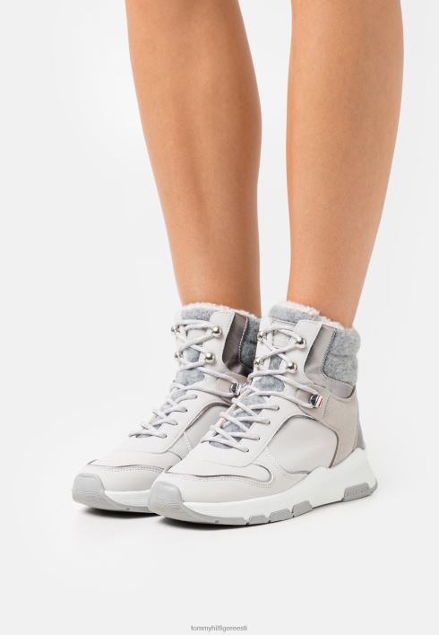 õuesaapad nööriga poolsaapad RJV628406 hall sosin Tommy Hilfiger