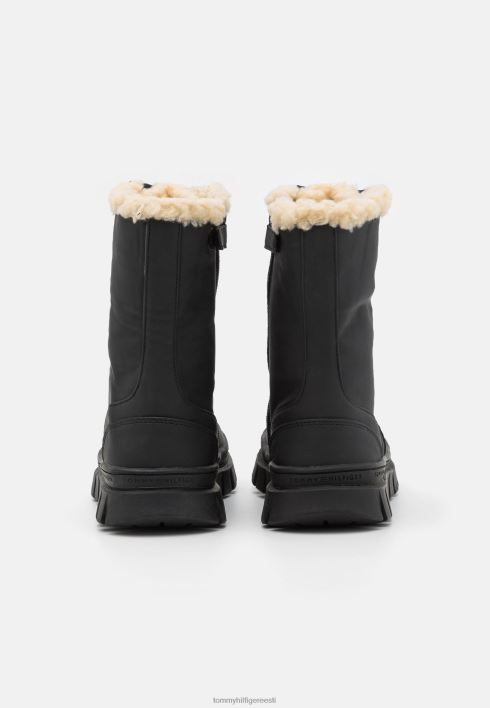 unisex nöörsaapad RJV625852 must Tommy Hilfiger