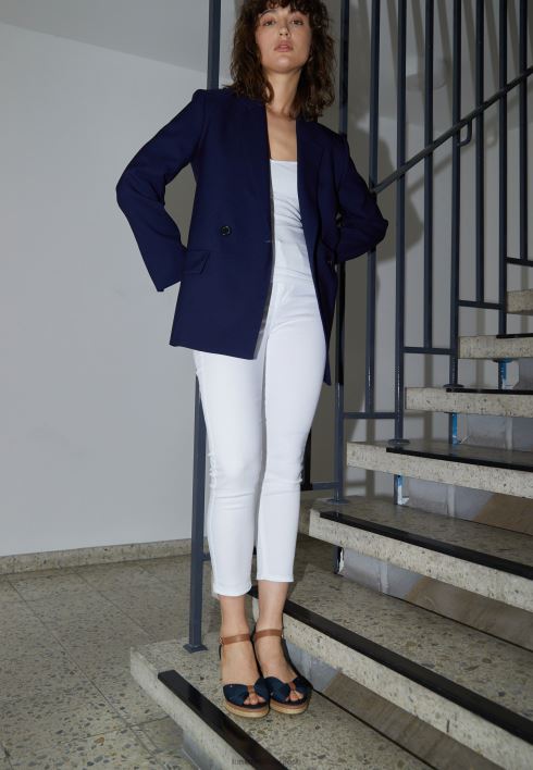 Ikoonilised elba platvormiga sandaalid RJV625452 tumesinine Tommy Hilfiger