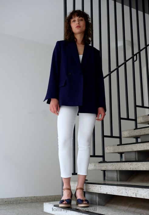 Ikoonilised elba platvormiga sandaalid RJV625452 tumesinine Tommy Hilfiger