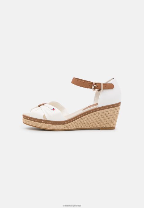 Ikoonilised elba platvormiga sandaalid RJV626196 ekru Tommy Hilfiger