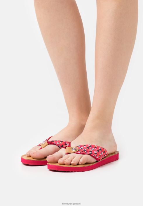 geo print lamedad rannasandaalid RJV625895 saar/roosa Tommy Hilfiger
