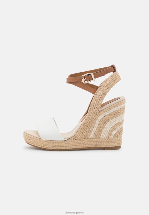 kõrgendatud kiiluga sandaalid RJV628079 ekru Tommy Hilfiger