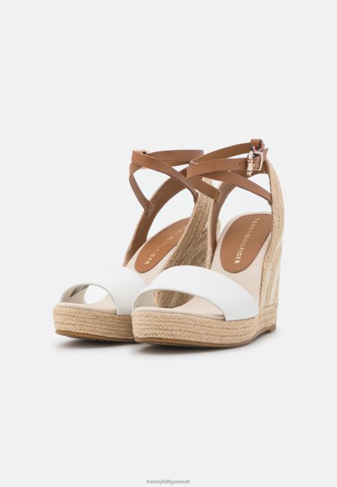 kõrgendatud kiiluga sandaalid RJV628079 ekru Tommy Hilfiger