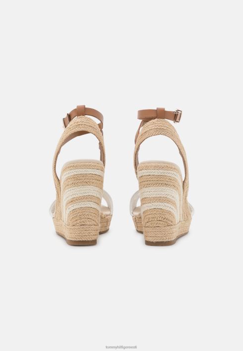 kõrgendatud kiiluga sandaalid RJV628079 ekru Tommy Hilfiger