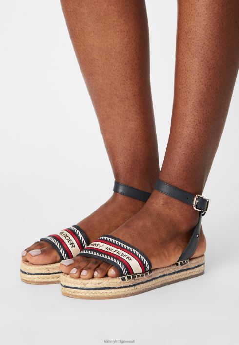 käsitöölised lamedad sandaalid RJV628043 kõrbe taevas Tommy Hilfiger