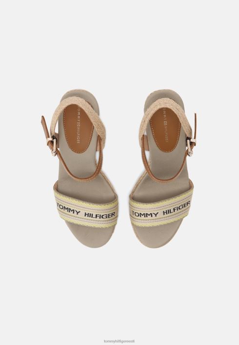 käsitöö platvormiga sandaalid RJV628599 kivi Tommy Hilfiger