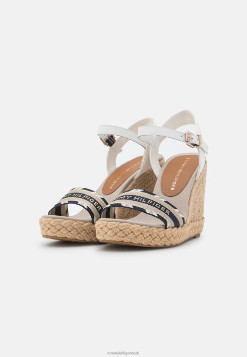 kiilplatvormiga sandaalid RJV628421 ekru Tommy Hilfiger