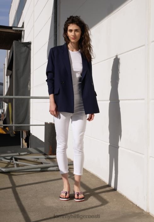 kootud vööga kiiluga rannasandaalid RJV627280 kõrbe taevas Tommy Hilfiger