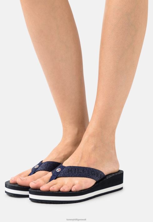 läikivad rannasandaalid RJV625246 kõrbe taevas Tommy Hilfiger