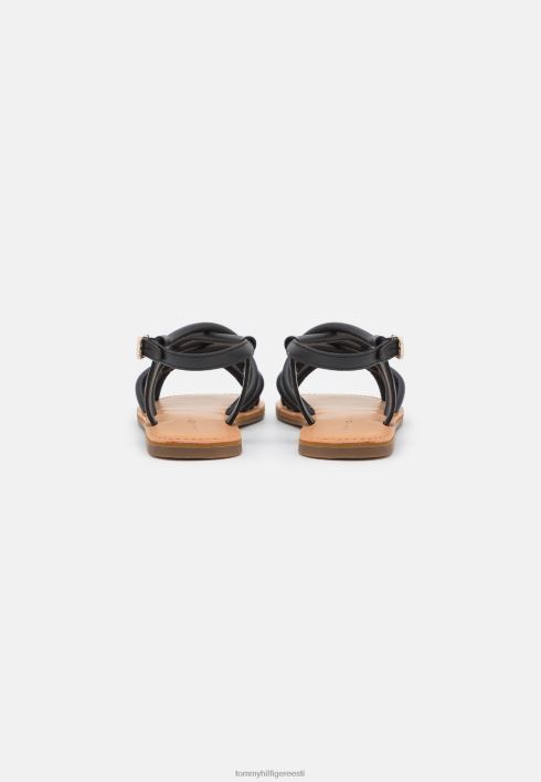 lamedad rihmaga sandaalid RJV624678 must Tommy Hilfiger