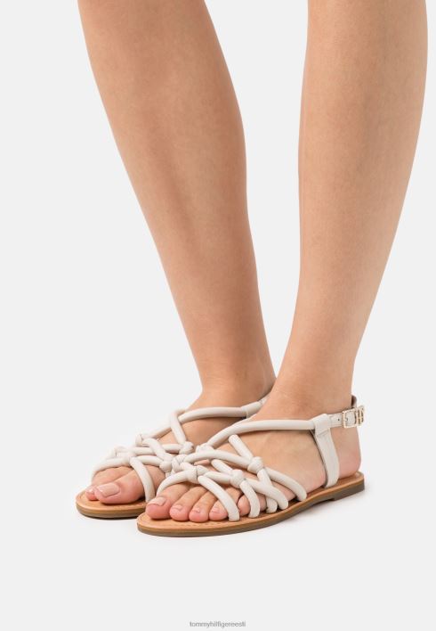 lamedad rihmaga sandaalid RJV625437 sulg valge Tommy Hilfiger
