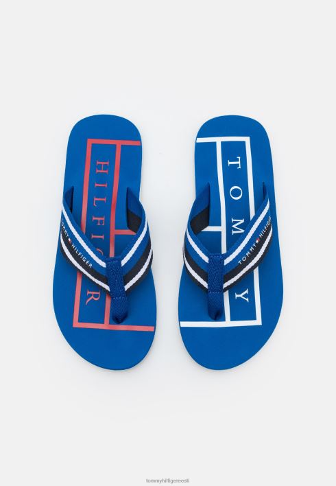 ribadega rannasandaalid RJV628344 kreeka saare sinine Tommy Hilfiger