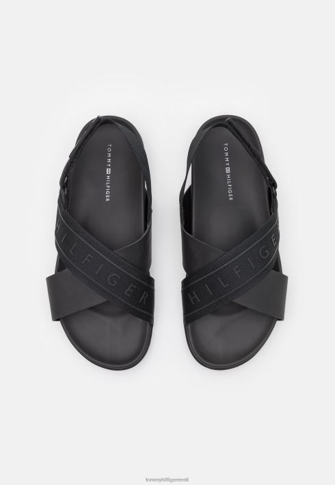 segage rihmaga kõndimissandaalid RJV628186 must Tommy Hilfiger