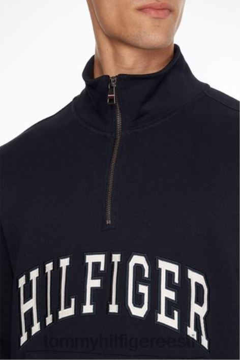 arhiiv mockneck dressipluus RJV623356 sinine Tommy Hilfiger