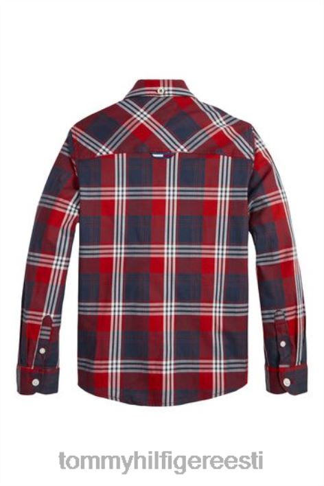 check-särk RJV623064 punane Tommy Hilfiger