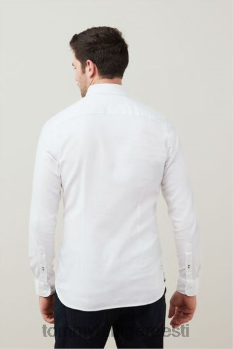 core flex dobby slim fit särk RJV623427 valge Tommy Hilfiger