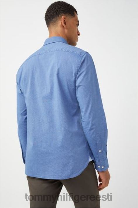 flex Dobby särk RJV623618 sinine Tommy Hilfiger