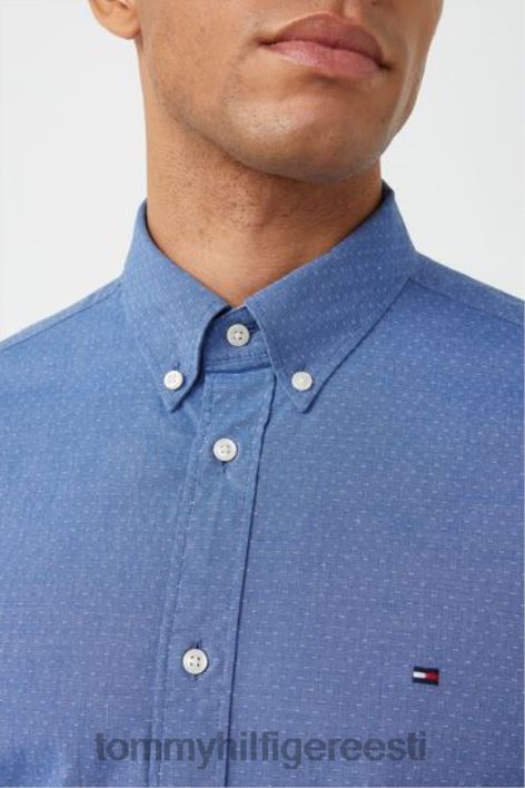 flex Dobby särk RJV623618 sinine Tommy Hilfiger