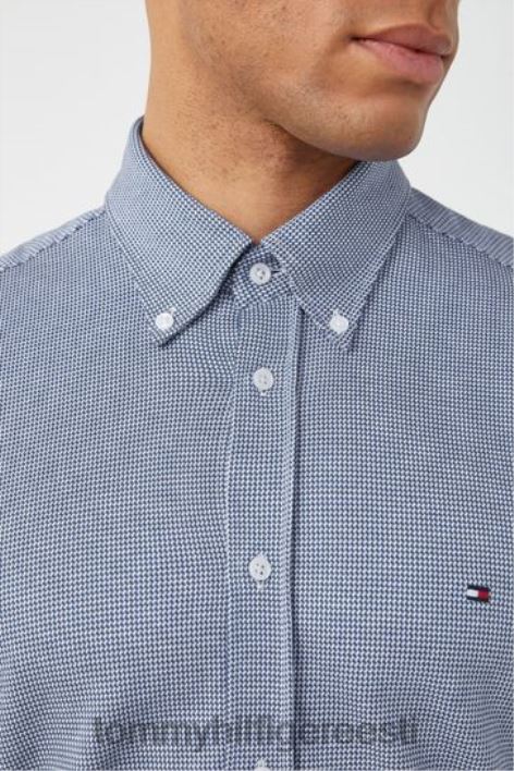 jersey jaquard särk RJV622987 sinine Tommy Hilfiger