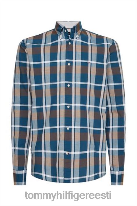 kombineeritud check-särk RJV623713 sinine Tommy Hilfiger
