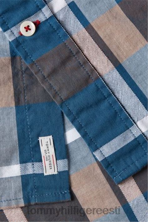 kombineeritud check-särk RJV623713 sinine Tommy Hilfiger