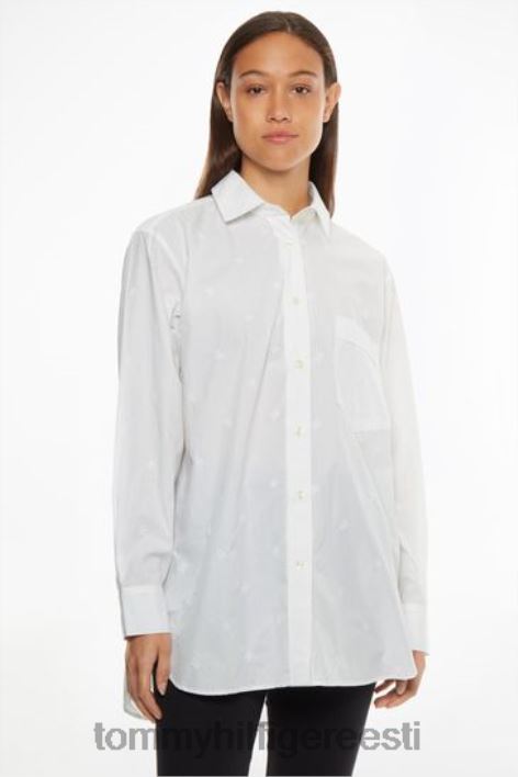 ülisuur monogrammsärk RJV623638 valge Tommy Hilfiger