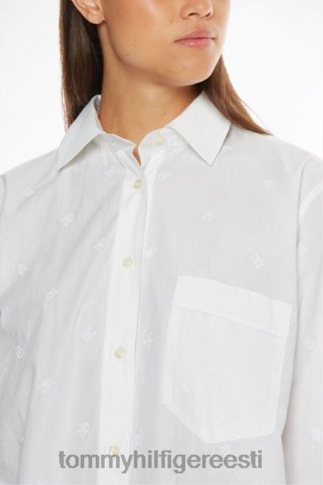 ülisuur monogrammsärk RJV623638 valge Tommy Hilfiger