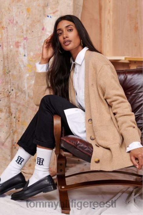 ülisuur monogrammsärk RJV623638 valge Tommy Hilfiger