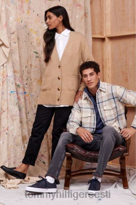 ülisuur monogrammsärk RJV623638 valge Tommy Hilfiger