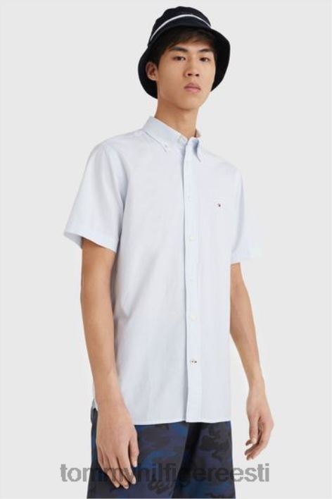 meeste popliinist lühikeste varrukatega särk RJV623259 sinine Tommy Hilfiger